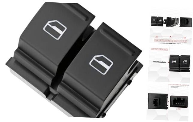 1K3959857A Master Power Window Switch Driver Side Compatible with Eos 2007