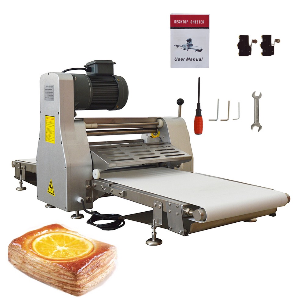 110V Desktop Foldable Danish Pastry Machine Dough Cracker Baking Equipment