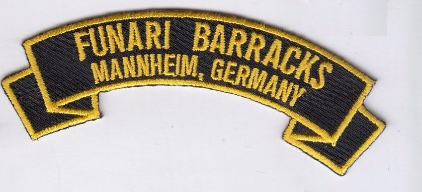 Funari Barracks, Mannheim Germany embroidered patch