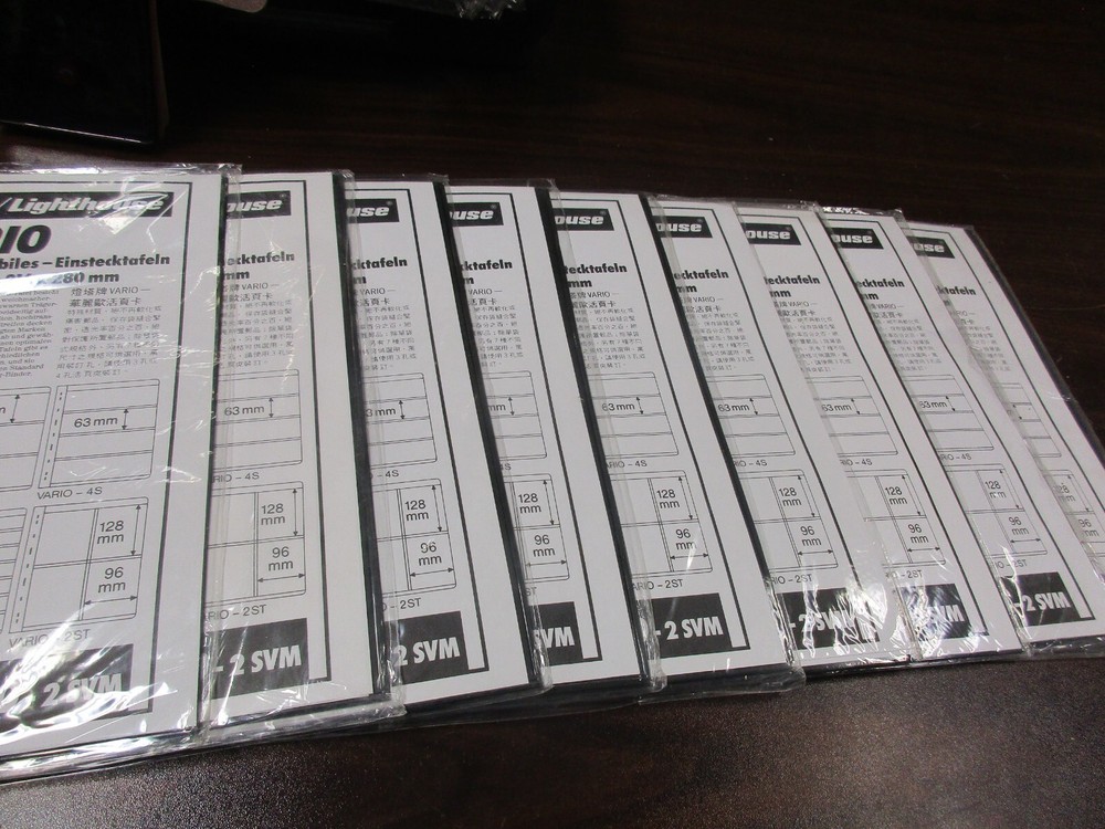 LIGHTHOUSE "VARIO" STOCK SHEETS VARIO #2SVM 5 PACKS OF 5 FREE SHIPPING !!