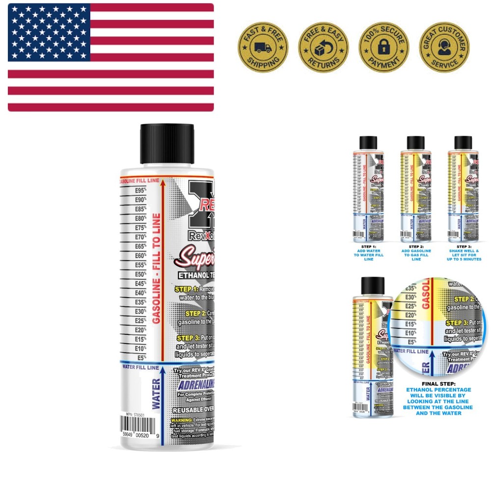 E85 Super Tester - Reusable Gasoline Ethanol Testing Kit