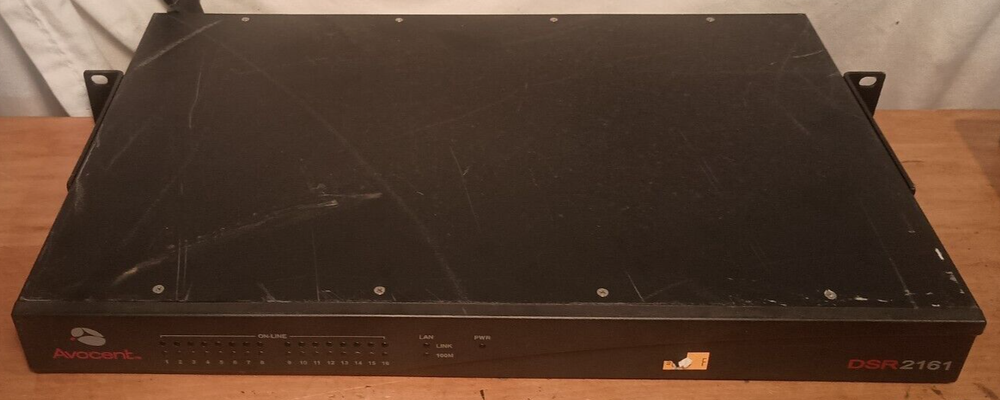 AVOCENT DSR1010 16 PORT IP KVM SWITCH