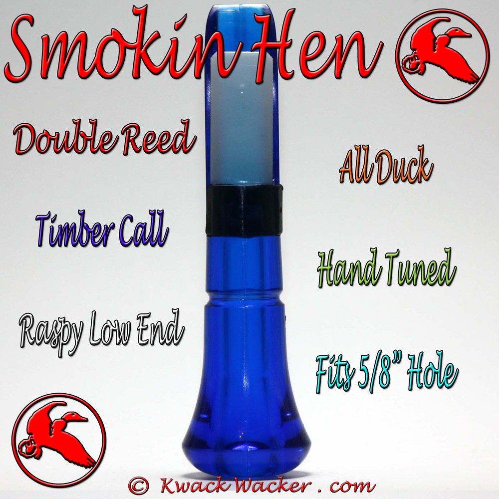 Duck call Inserts Kwack Wacker Smokin Hen Timber Call