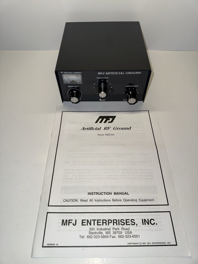 MFJ-931 Ham Radio Artificial RF Ground