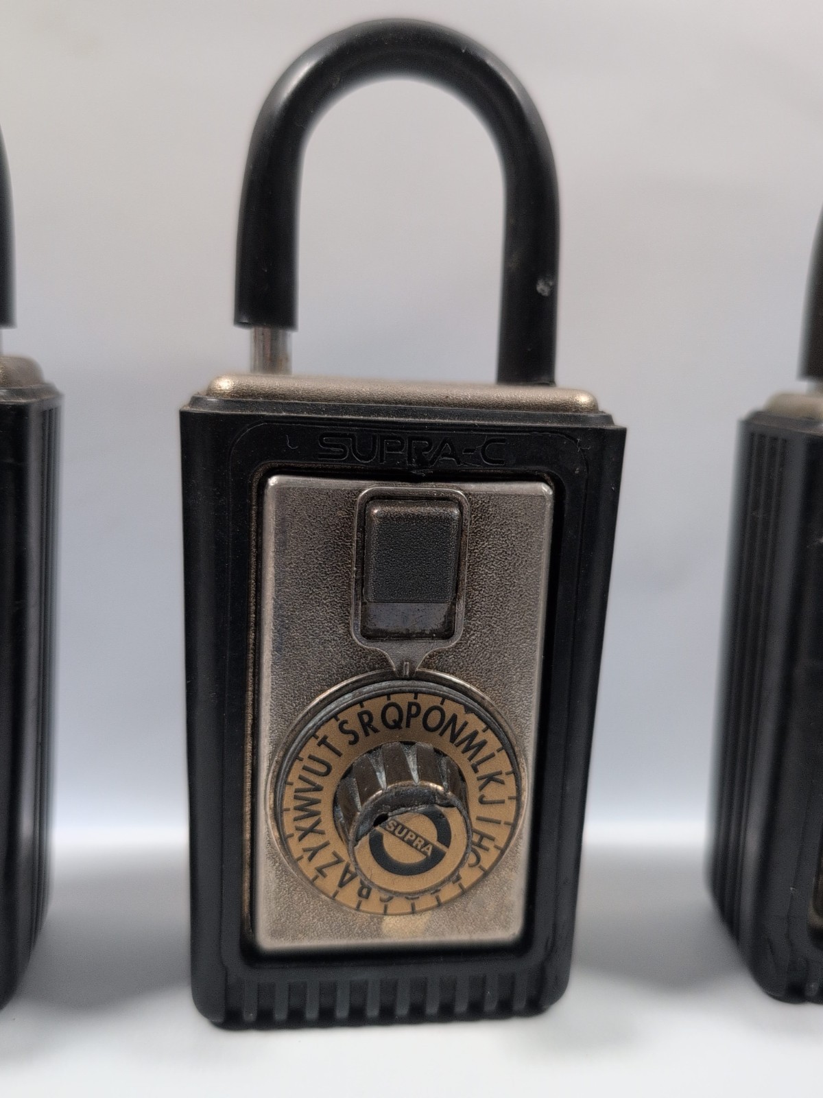 Supra-C Lock Box Real-estate Storage Keys Letter Combination HideAKey Vtg w Code