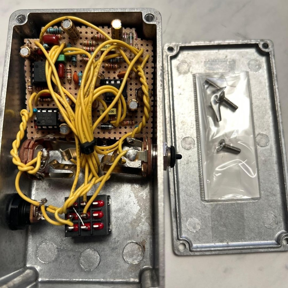 Handmade Distortion Boost Guitar Effects Pedal Fully Working Used