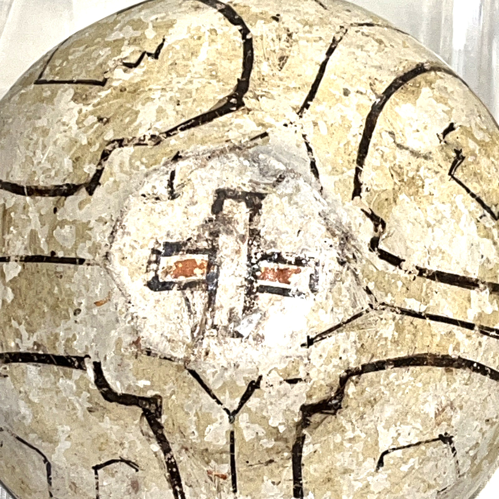 Antique Peruvian Shipibo Conibo Polychrome Pottery Bowl Lid South America Peru