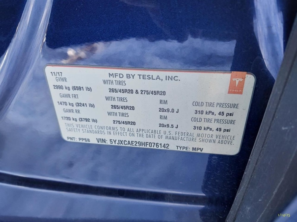 TESLA X 2017 Camera/Projector 3412805