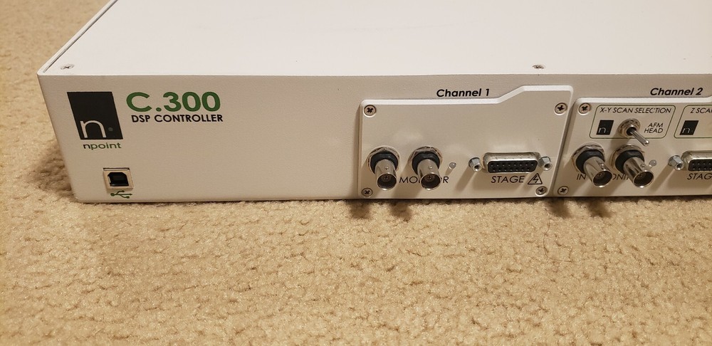 npoint C.300 DSP Controller 3 Channel AFM Microscope XYZ Scan Selection