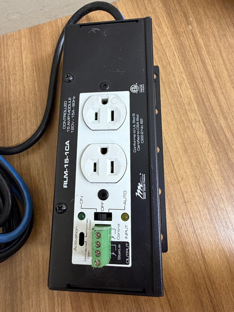 Middle Atlantic RLM-15-1CA 15A Stand Alone Power Module
