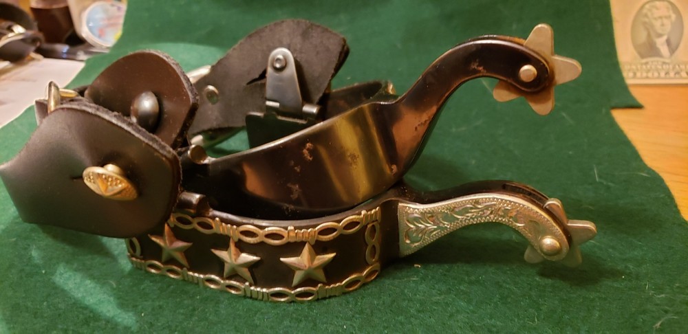 Cowboy Spurs Unbranded Leather