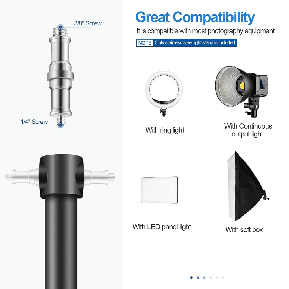 Wall Mount Triangle Boom Arm 53inch/135cm Length Adjustable Support 180° Flex...