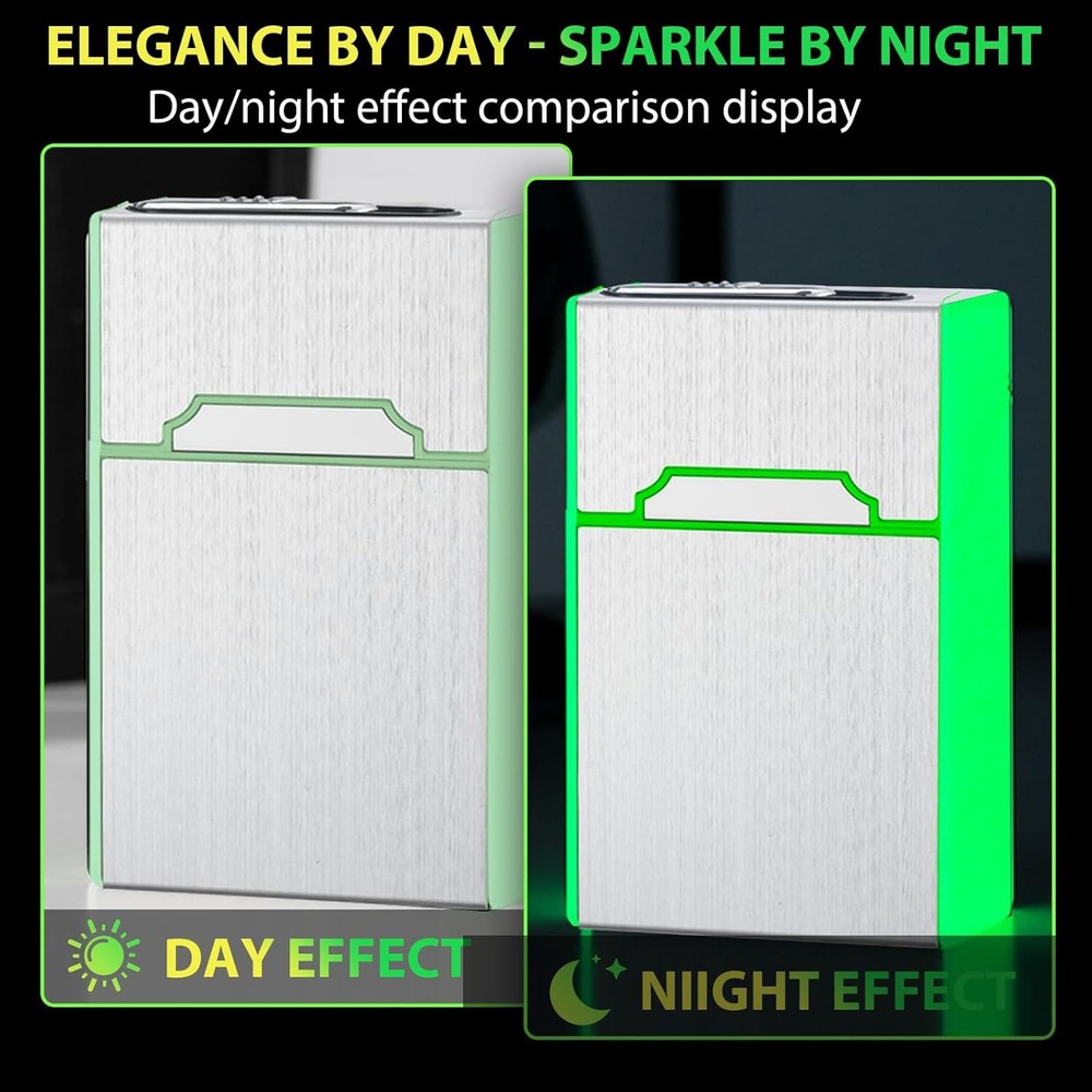 Module Box with Electric Lighter, USB Rechargeable for Whole BLACK