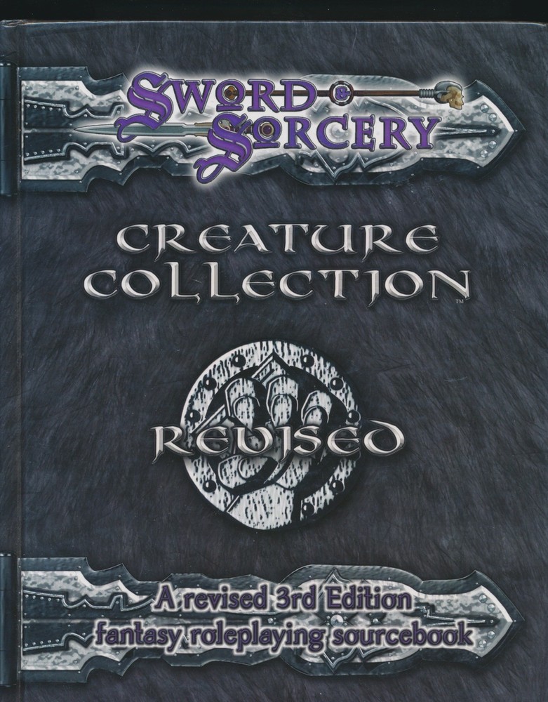 SWORD & SORCERY CREATURE COLLECTION REVISED 3RD EDITION BOOK