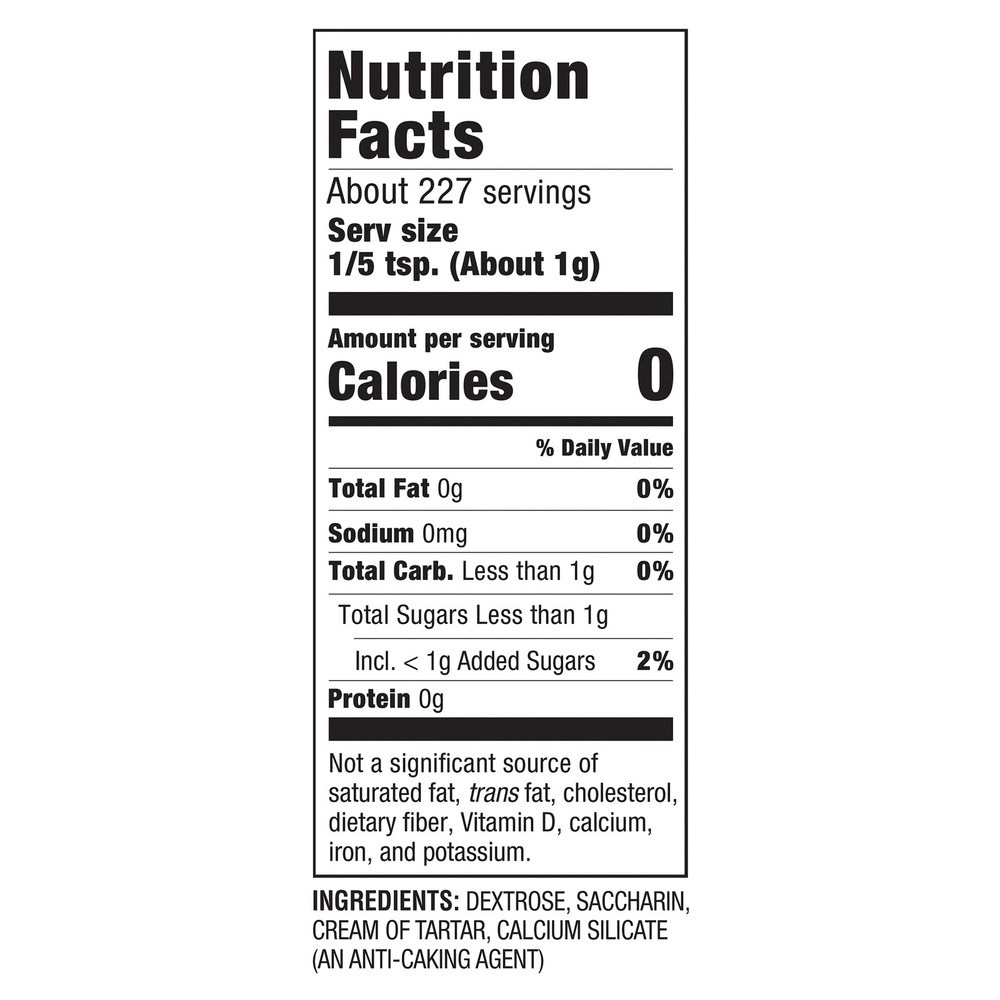 (4 pack) Low Zero Calorie Sweetener, 8 oz