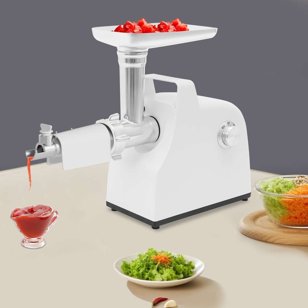 White Electric Tomato Sauce Maker Machine With Reverse Function Food Mill 500W