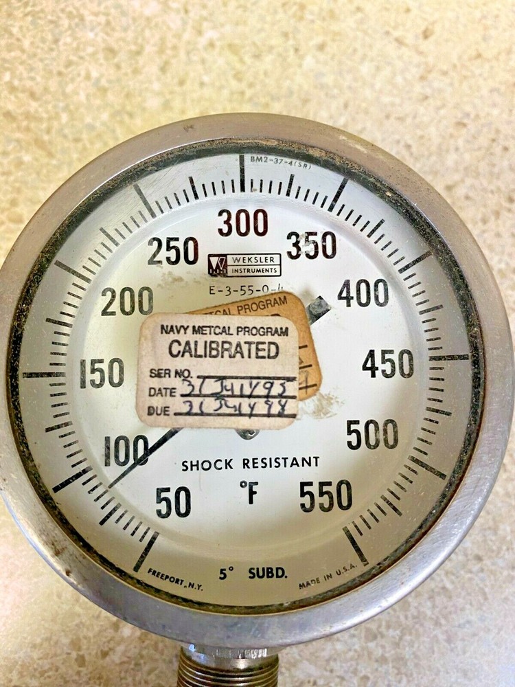 Dual Element Bimetallic Thermometer - Model # ITD35504-S