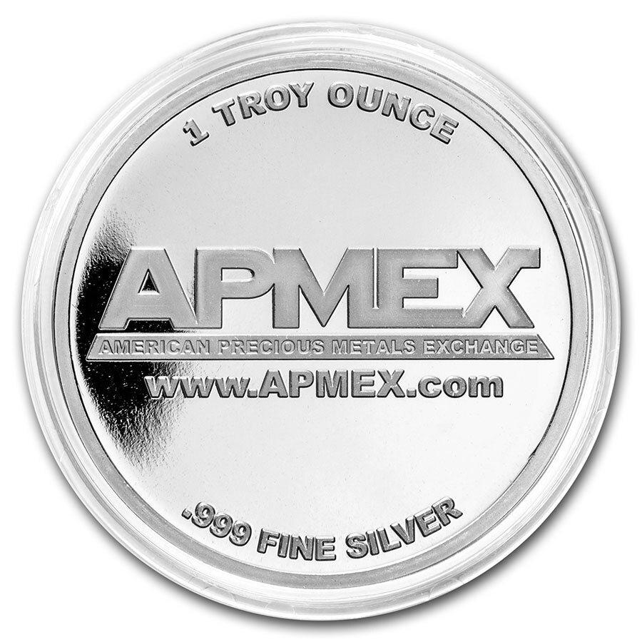 1 oz Silver Colorized Round - APMEX (Golf)