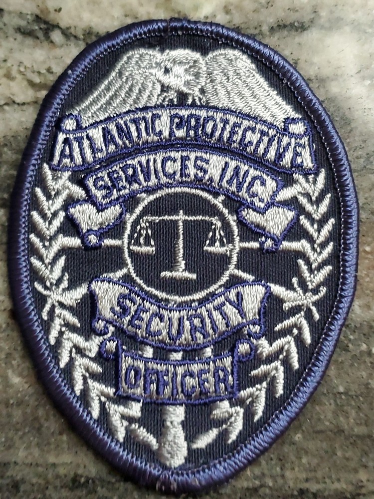 Atlantic Protective Services Inc Security Officer Patch
