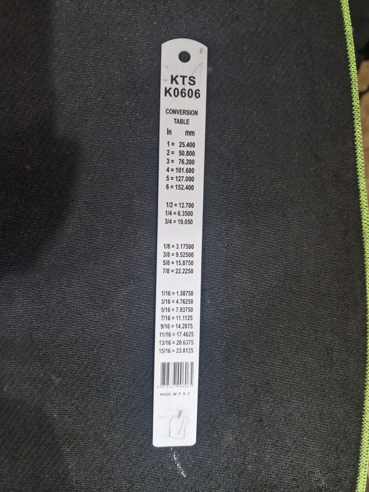 Used steel scale