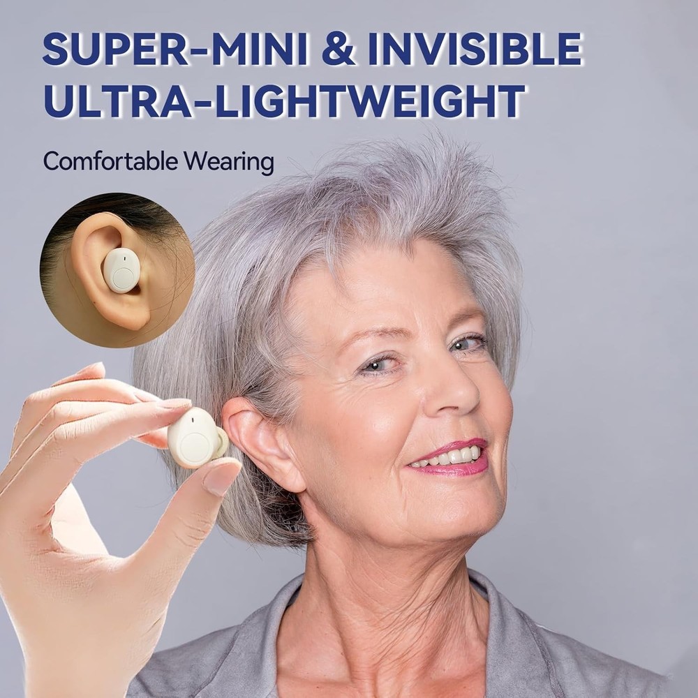 OTC Hearing Aids - Wireless, Rechargeable, Comfortable