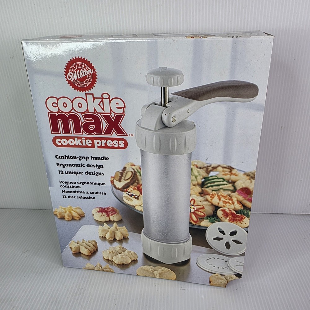 Wilton Cookie Max Cookie Press Max Control Comfort Efficiency Never Used