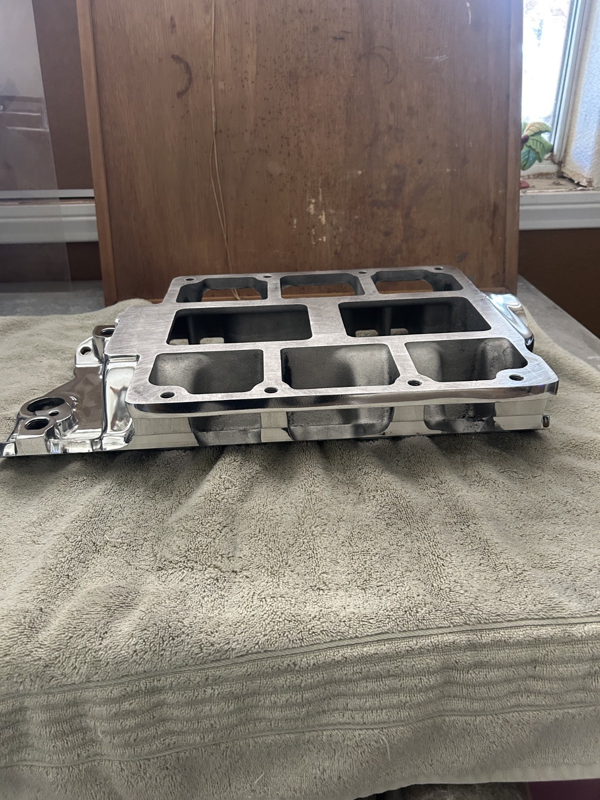 Mooneyham Blowers SMALL BLOCK CHEVY 671 MANIFOLD drag gas 6-71 w/water neck spot