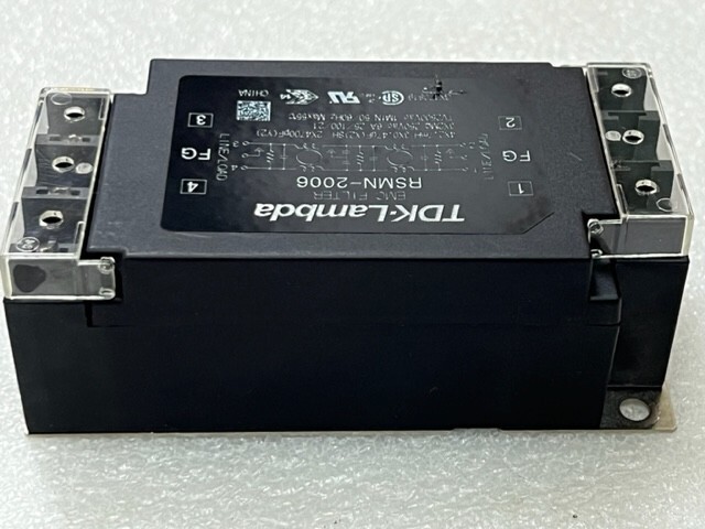 TDK-Lambda RSMN-2006 Power Line EMC Filter Used