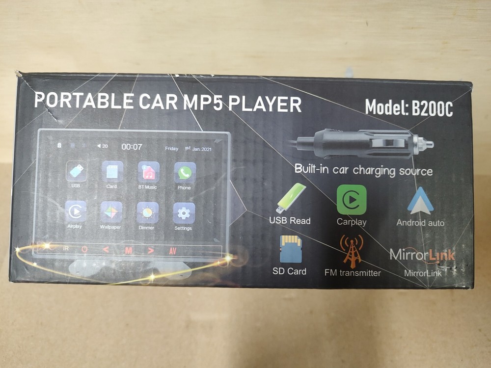 Portable Car Mp5 Player Model B200C