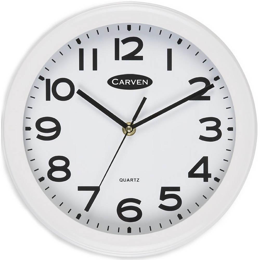 NEW Carven Wall Clock 250mm White