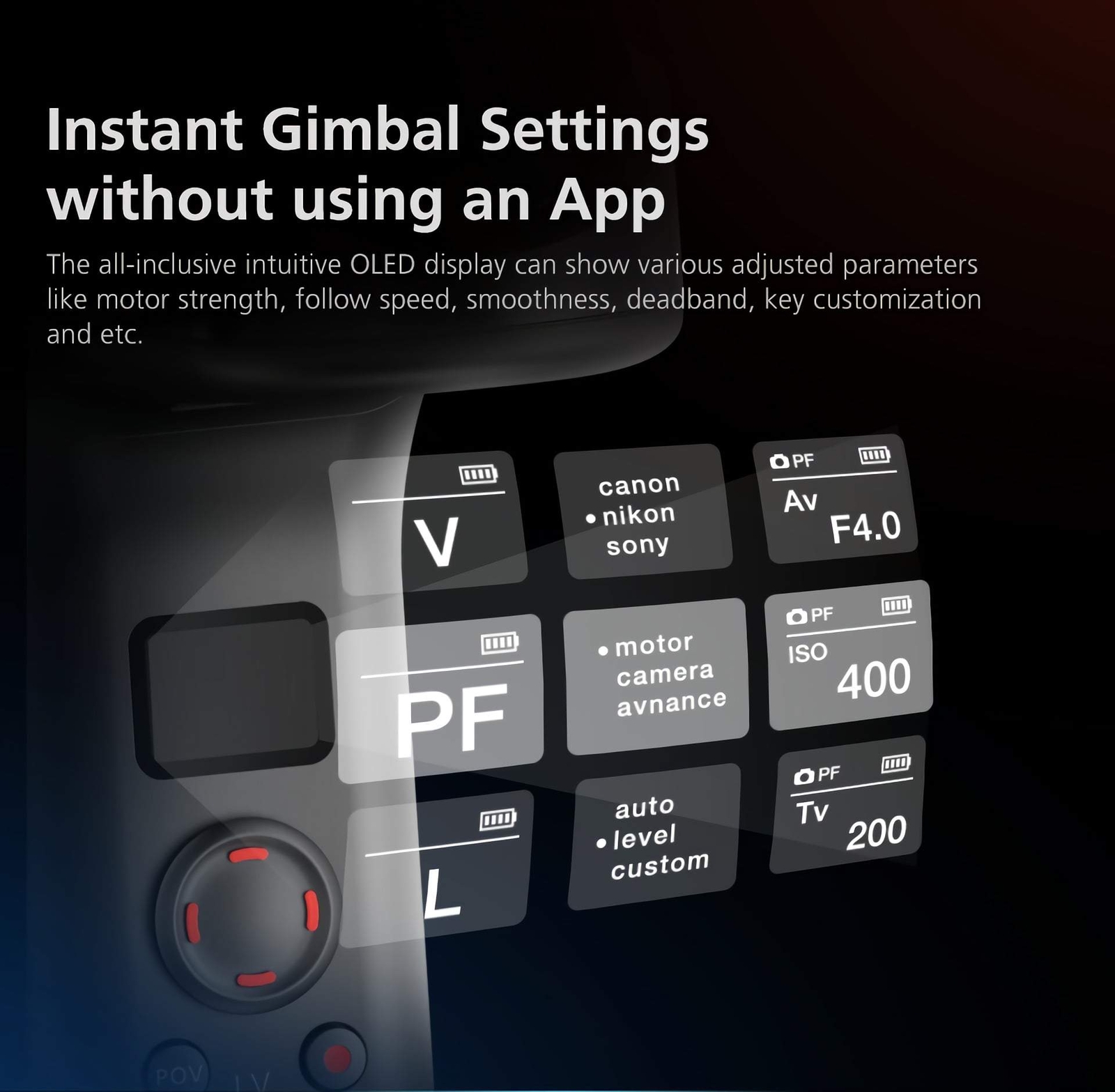 Zhiyun Weebill S Official 3-Axis Handheld Gimbal Stabilizer fr Mirrorless Camera