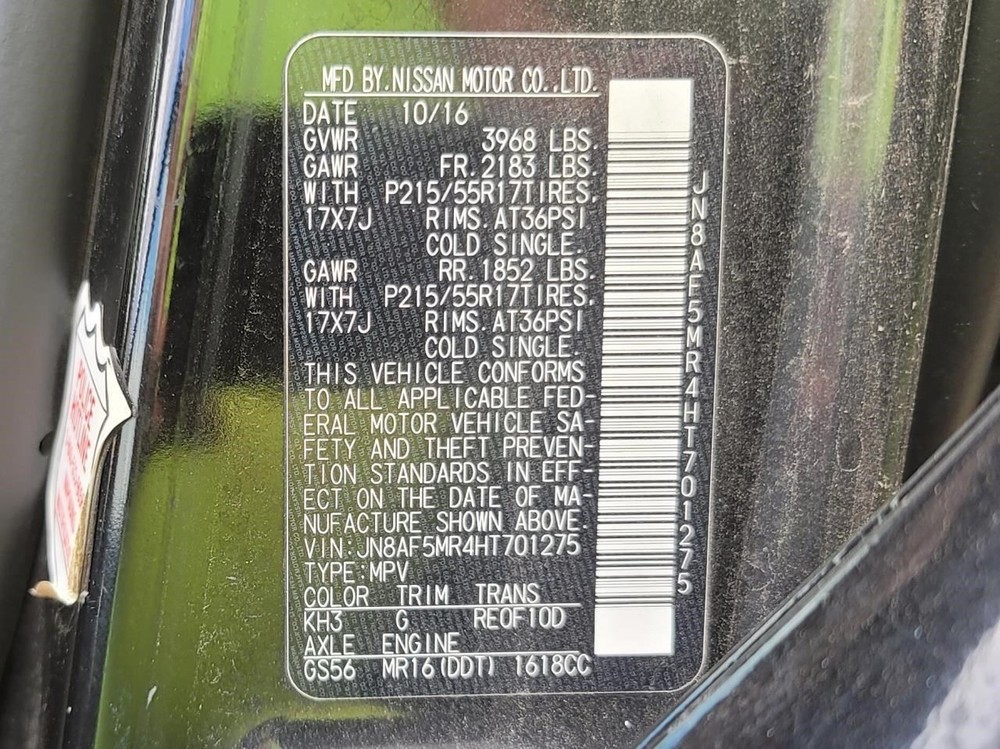 Camera/Projector Rear View Camera Fits 15-17 JUKE 2307733