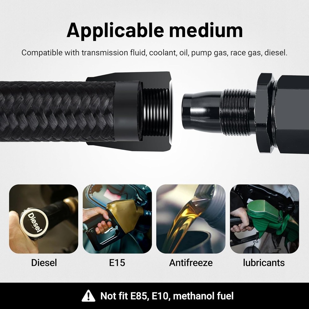 Fuel Line Hose Kit AN6