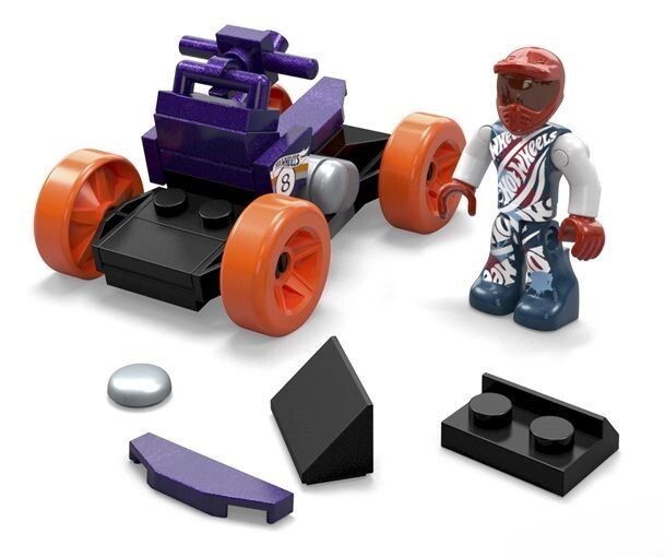 Mega - Hot Wheels Quad Rod Building Set (BBHTJ99)