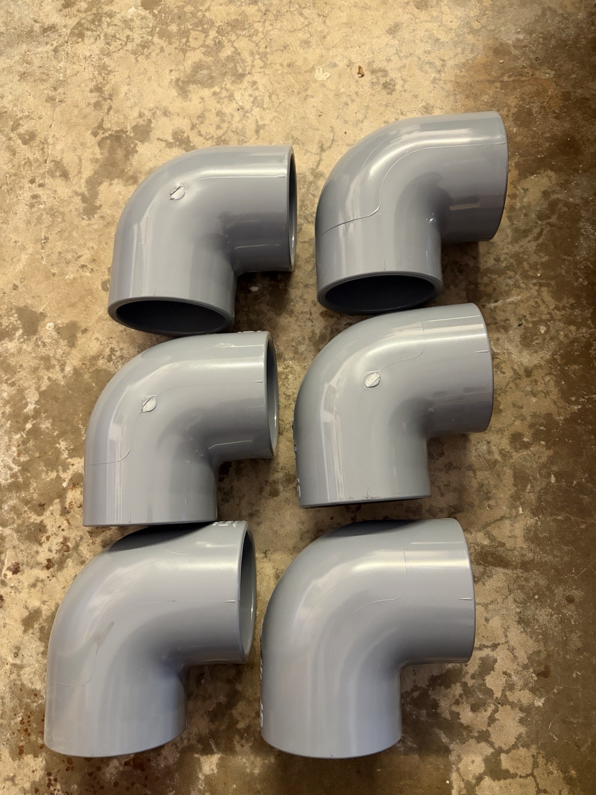 3” CPVC Schedule 80 90 Degree Elbow Slip Spears 806-030C Lot Of 6