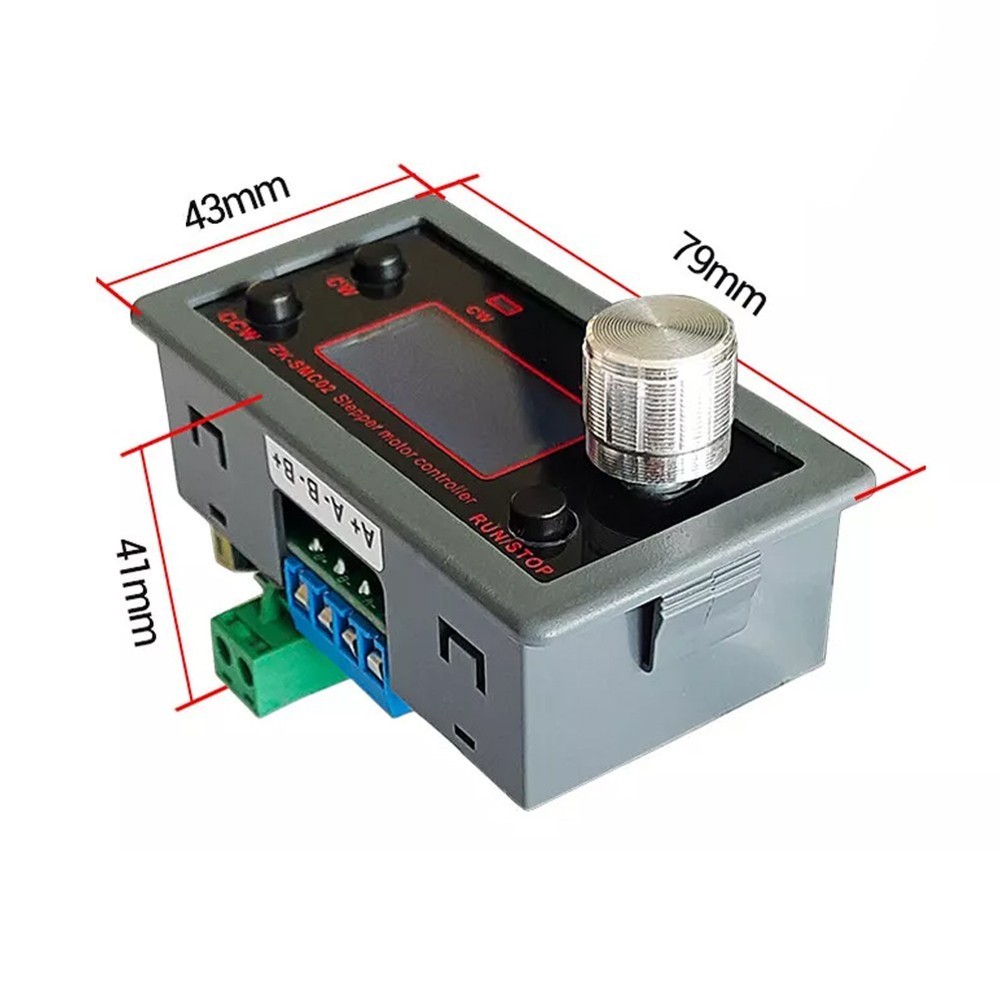 Stepper Motor Speed Controller Driver with Serial Communication Features