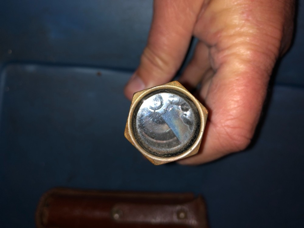 Vintage BRUNSON 681 Handheld BUBBLE Sight with Case