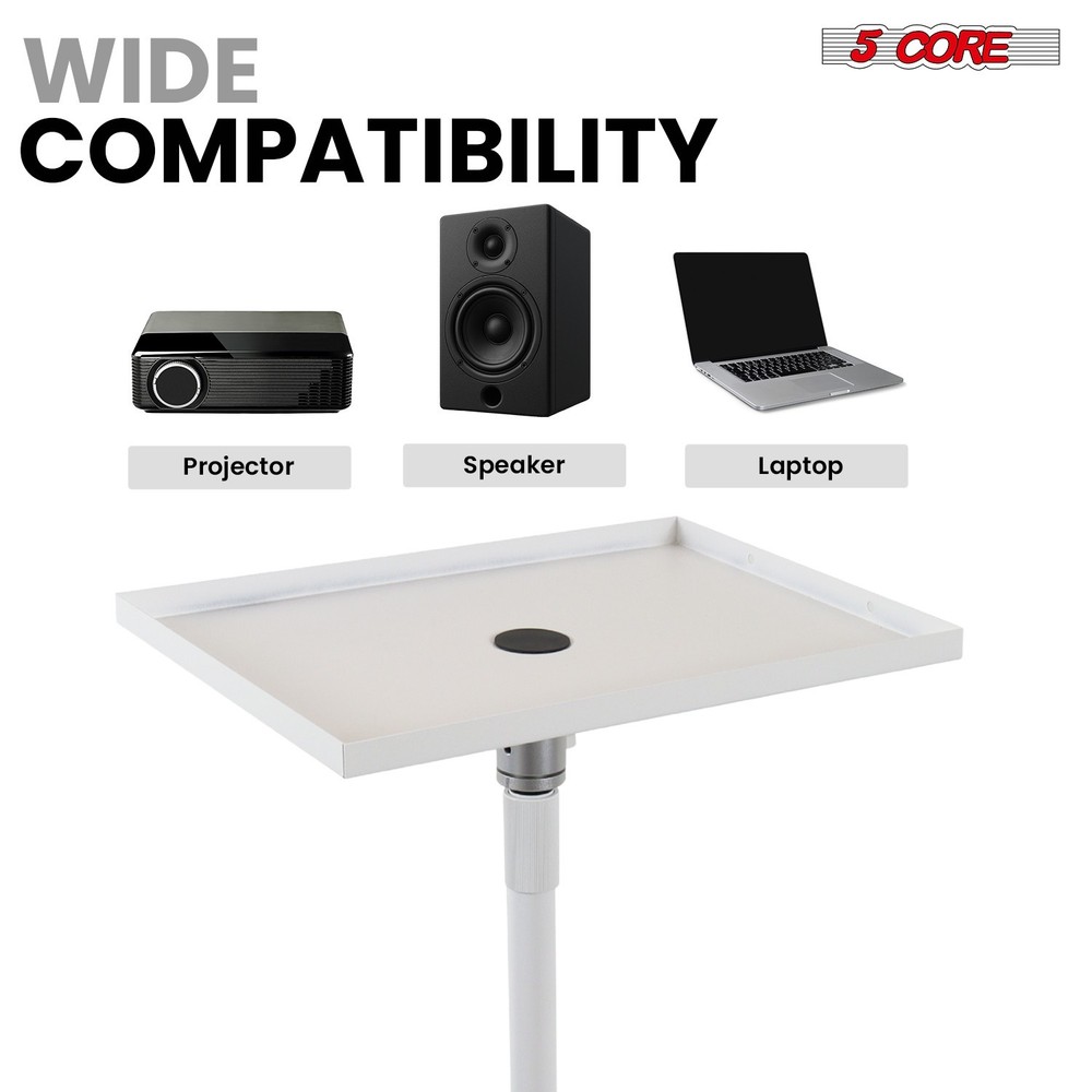 5 Core Projector Stand Floor Adjustable Heavy Base Universal Projectors Support