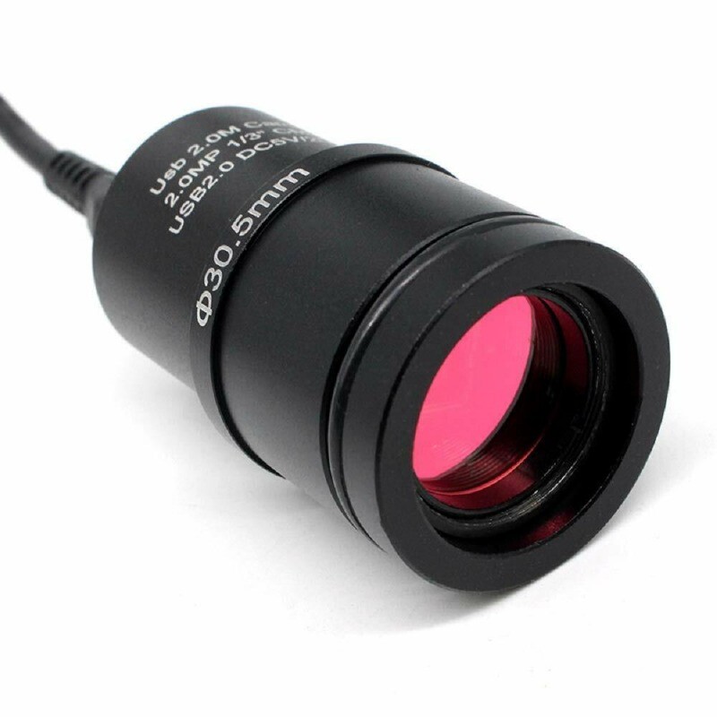 2.0MP USB Microscope Digital Electronic CMOS Eyepiece Video Camera with Adapter