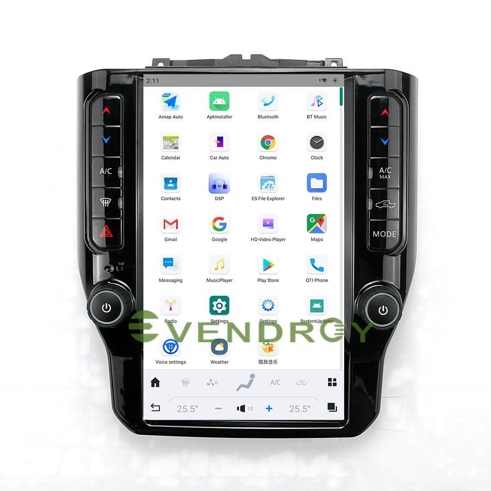 12.1"For Dodge RAM 1500 2500 3500 Car GPS Navigation Headunit Radio Stereo 4+64G