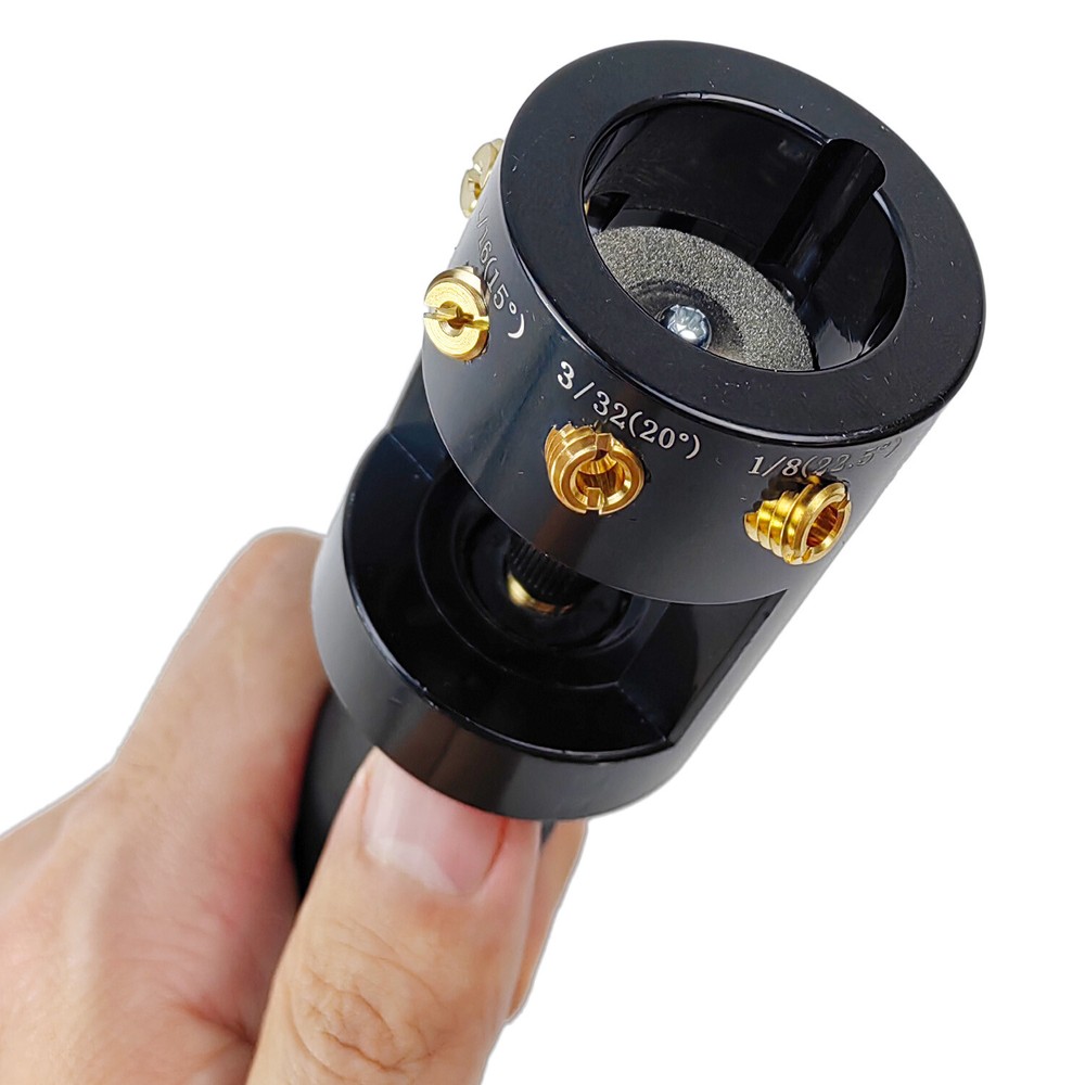 Tungsten Electrode Sharpener & Grinder Multi-Angle Offsets Tool For TIG Welding