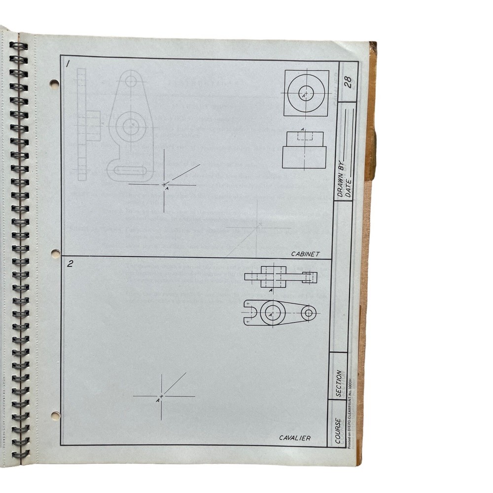 1945 Problems in Engineering Drawing Series 1 by Levens & Edstrom McGraw Hill