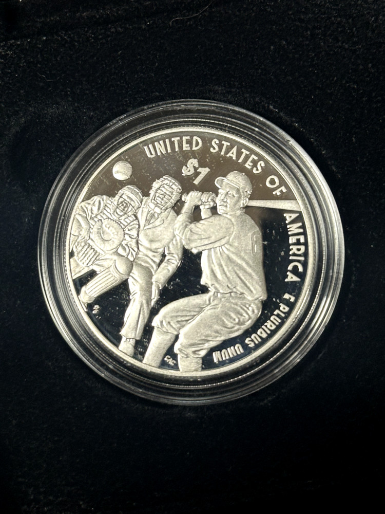 2022 negro Leagues Baseball Commemorative Coin Program Proof Silver Dollar w/CoA