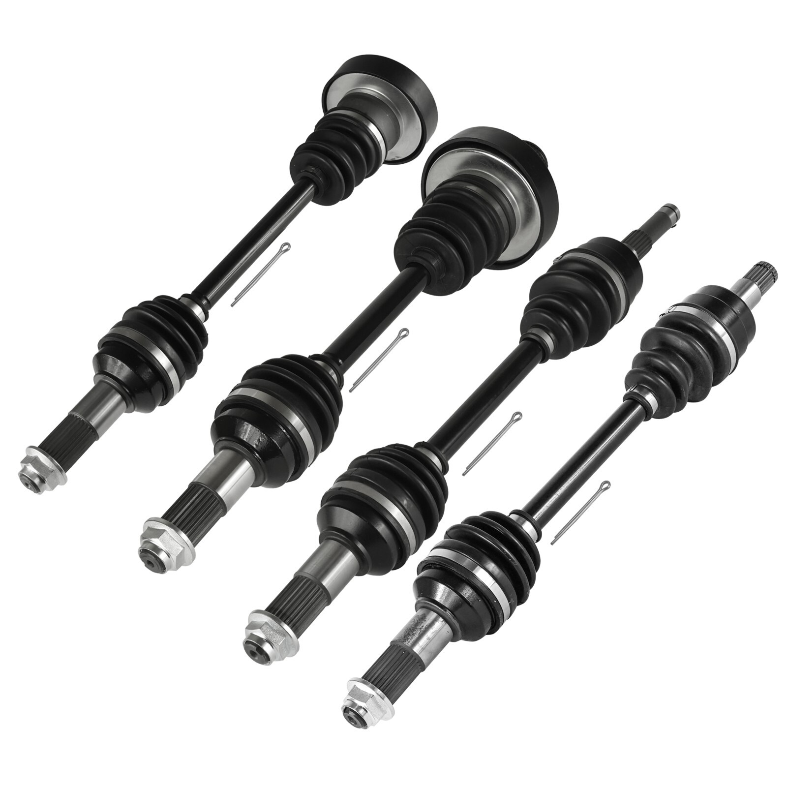 Front & Rear Complete Axles For Yamaha Grizzly 660 YFM660F 2003-08  Left & Right