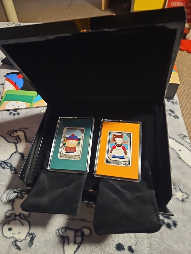 South Park 1oz Silver Cards 4 Total