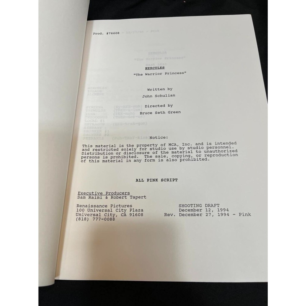 Hercules Script Warrior Princess Episode 8