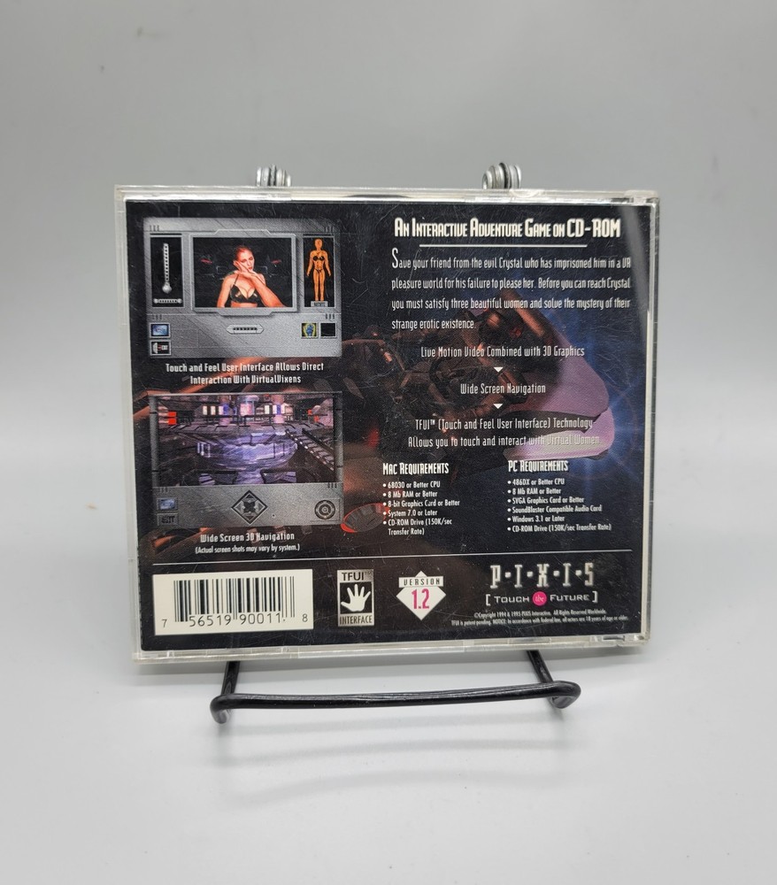 Virtual Vixens Windows Pixels Interactive Pc Game 1994 Rare