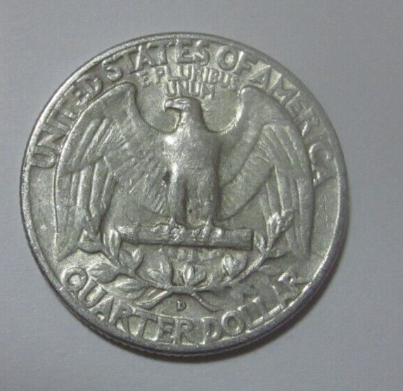 1959 D Washington Silver Quarter 90% Silver