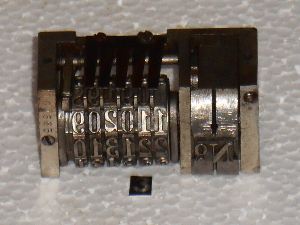 BOSTON Letterpress Numbering machine | 3