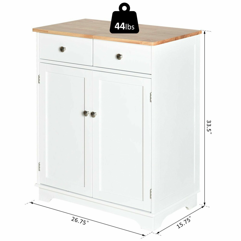 Kitchen Base Cabinet Bathroom Storage Buffet Sideboard with Doors and Shelves